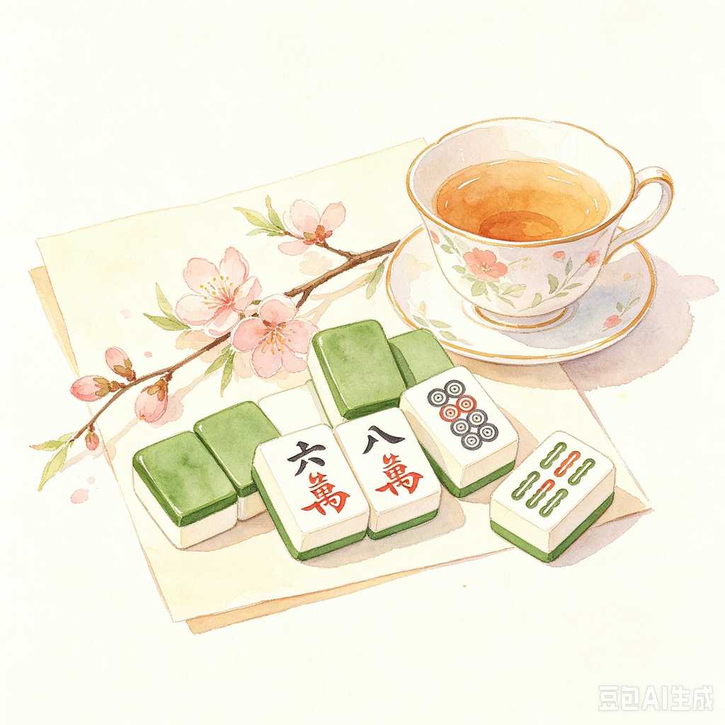 compact mahjong set for small home