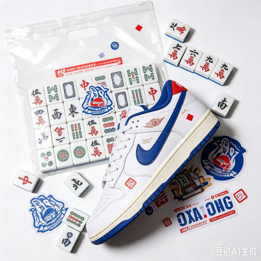 cute mini mahjong tiles set