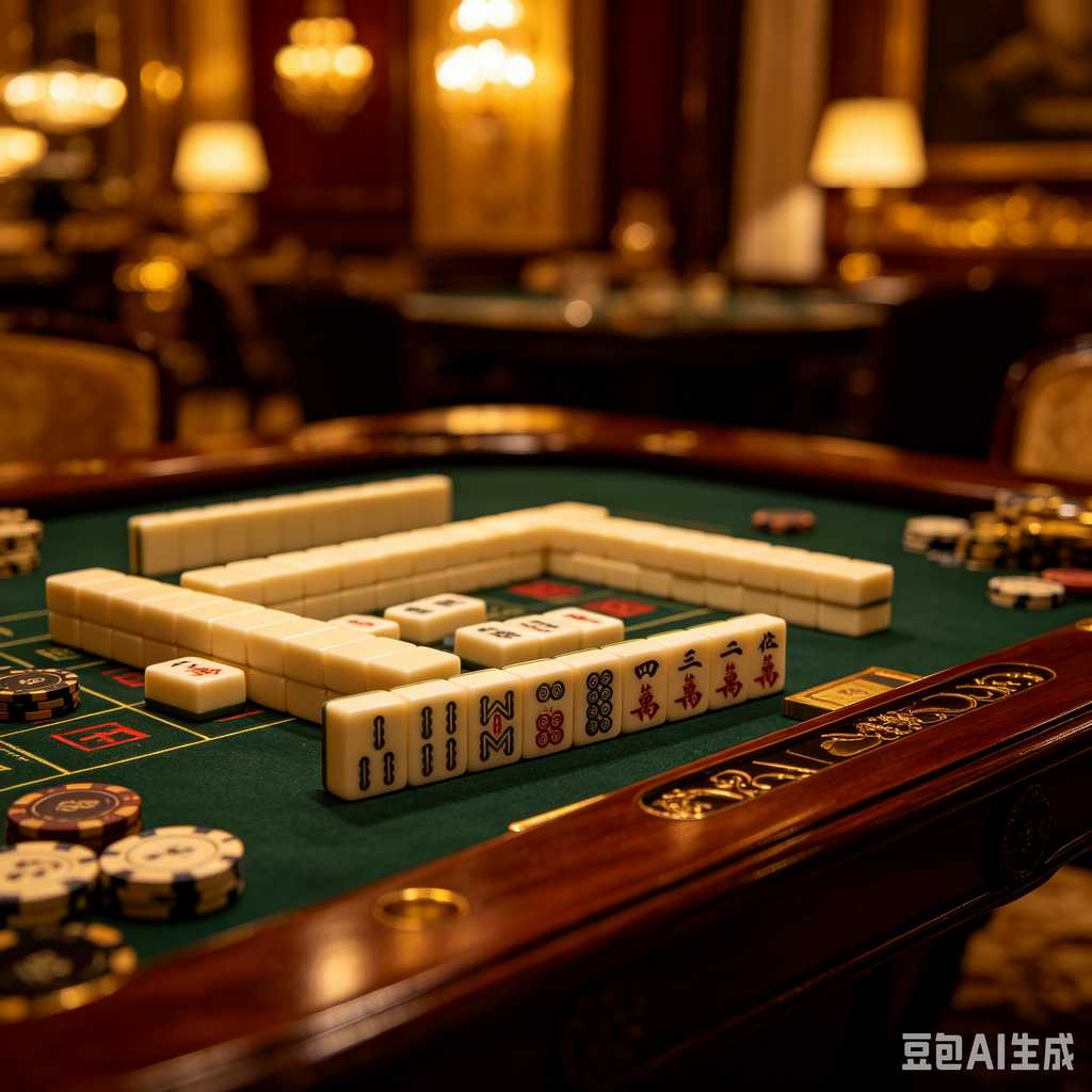 gradient blue mahjong tiles