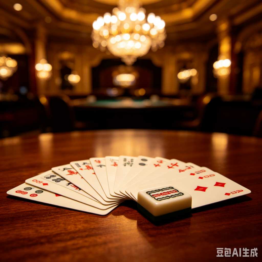 gradient green mahjong set